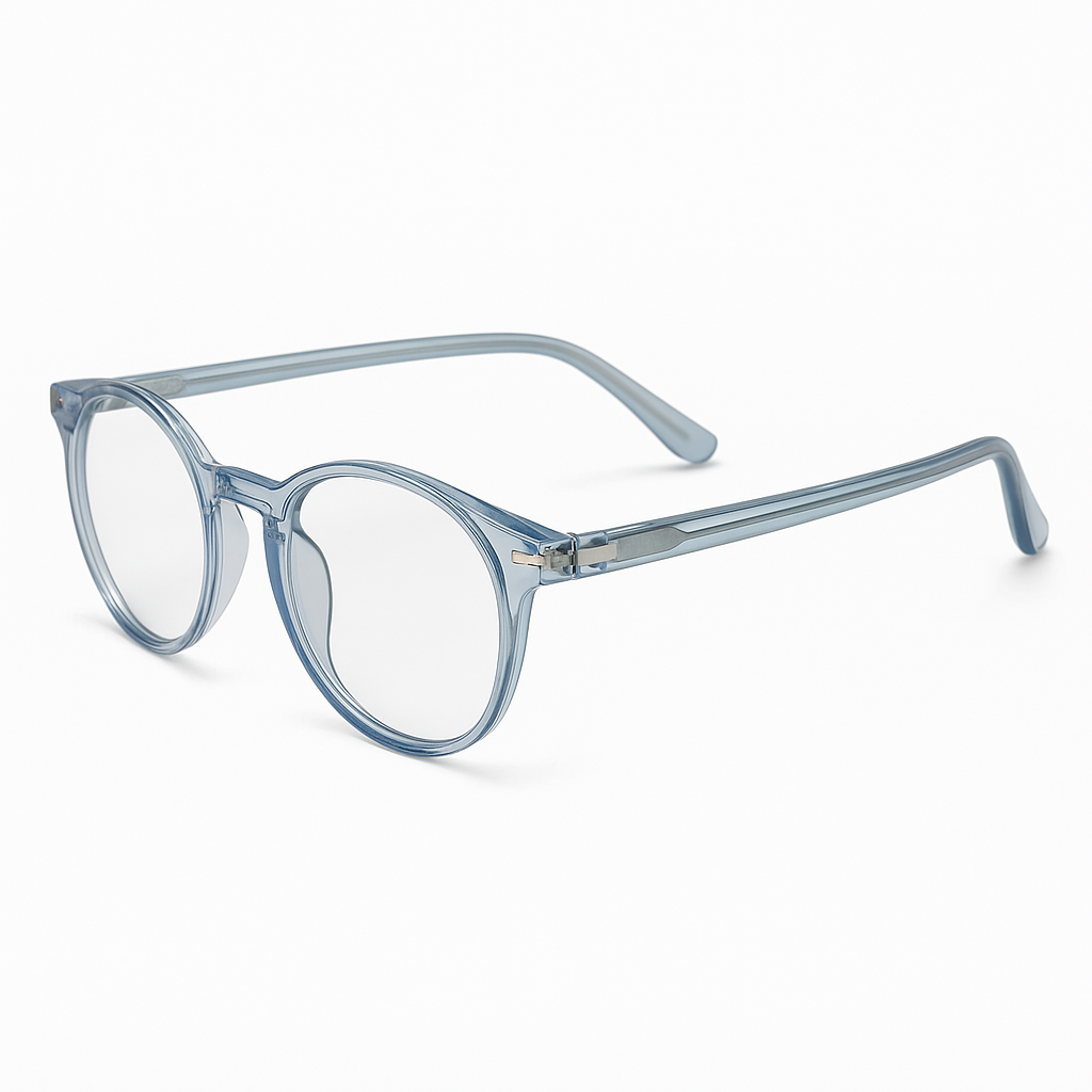 Anti-blue light flat glasses